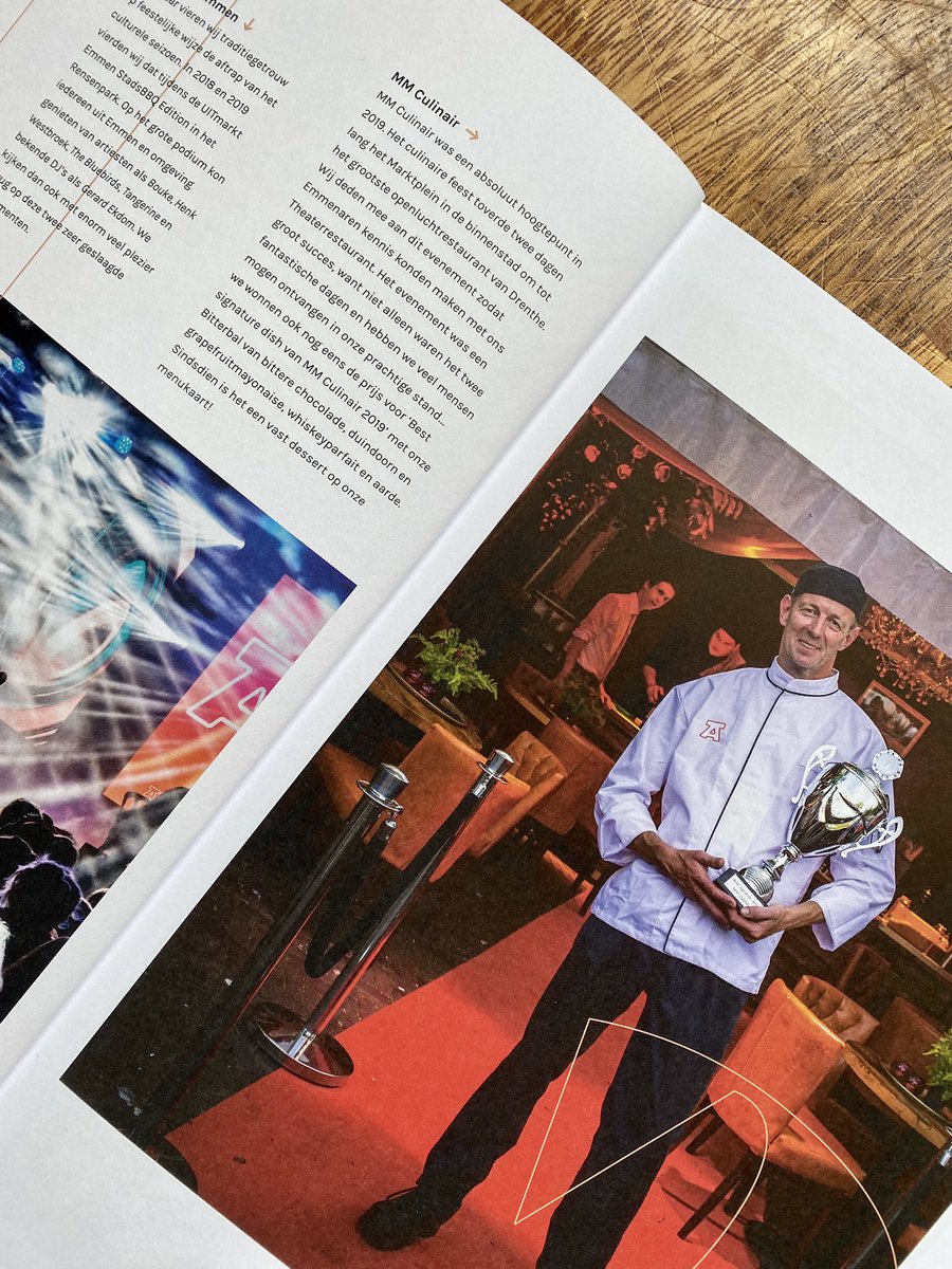 GEFELICITEERD <a href="/AtlasEmmen/">ATLAS Theater</a> met het 5-jarig jubileum en mooie magazine! Super dat MM Culinair er ook nog even in voorbij komt ♥️ Hopelijk kunnen jullie komende editie de ‘best signature dish’ titel weer verdedigen! 🏆 #emmen #atlastheater #bestdish #mmculinair