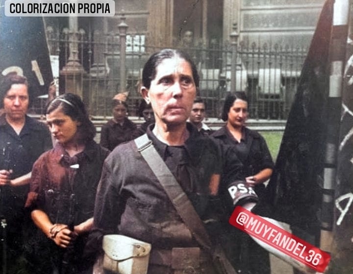 muyfandel36's tweet photo. Gracias a https://t.co/nvNCoznh1H por enviarme la foto original,aquí teneis mi humilde aportación.
#guerracivilespañola
#memoriahistorica
#coloracion #colorizacion #fotos #Historia #Espana #mujeresenguerra #mujeresenlahistoria https://t.co/OPmT4gFxJR