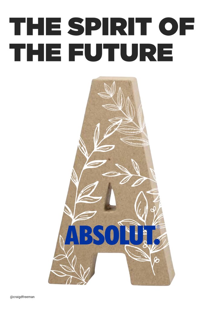 craigdfreeman's tweet photo. The Spirit of the Future 

A really quick entry on the train home for today’s @OneMinuteBriefs to promote this great idea towards a sustainable future by @ABSOLUTUK #AbsolutPaper https://t.co/vSY9PZGwaH