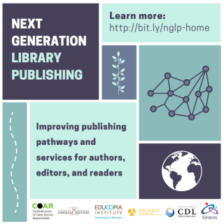 4ScienceIT's tweet photo. 4Science is honoured to be involved in Next Generation Library Publishing project, for mission-aligned and balanced academic publishing solutions. #NGLP led by #Educopia, California Digital Library &amp; Strategies for Open Science innovating services in support of open publishing. https://t.co/i4BodsZV6S