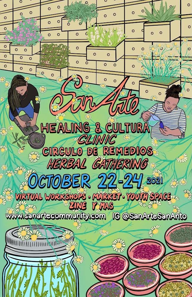 AITSCM1's tweet photo. There is still time to purchase your ticket for SanArte Healing &amp; Cultura Clinic’s “Circulo de Remedios Virtual Herbal Gathering” happening this weekend Oct. 22-24. 
Visit https://t.co/zexI31Q0tb to learn more and register today! https://t.co/w3K7wWvUjT