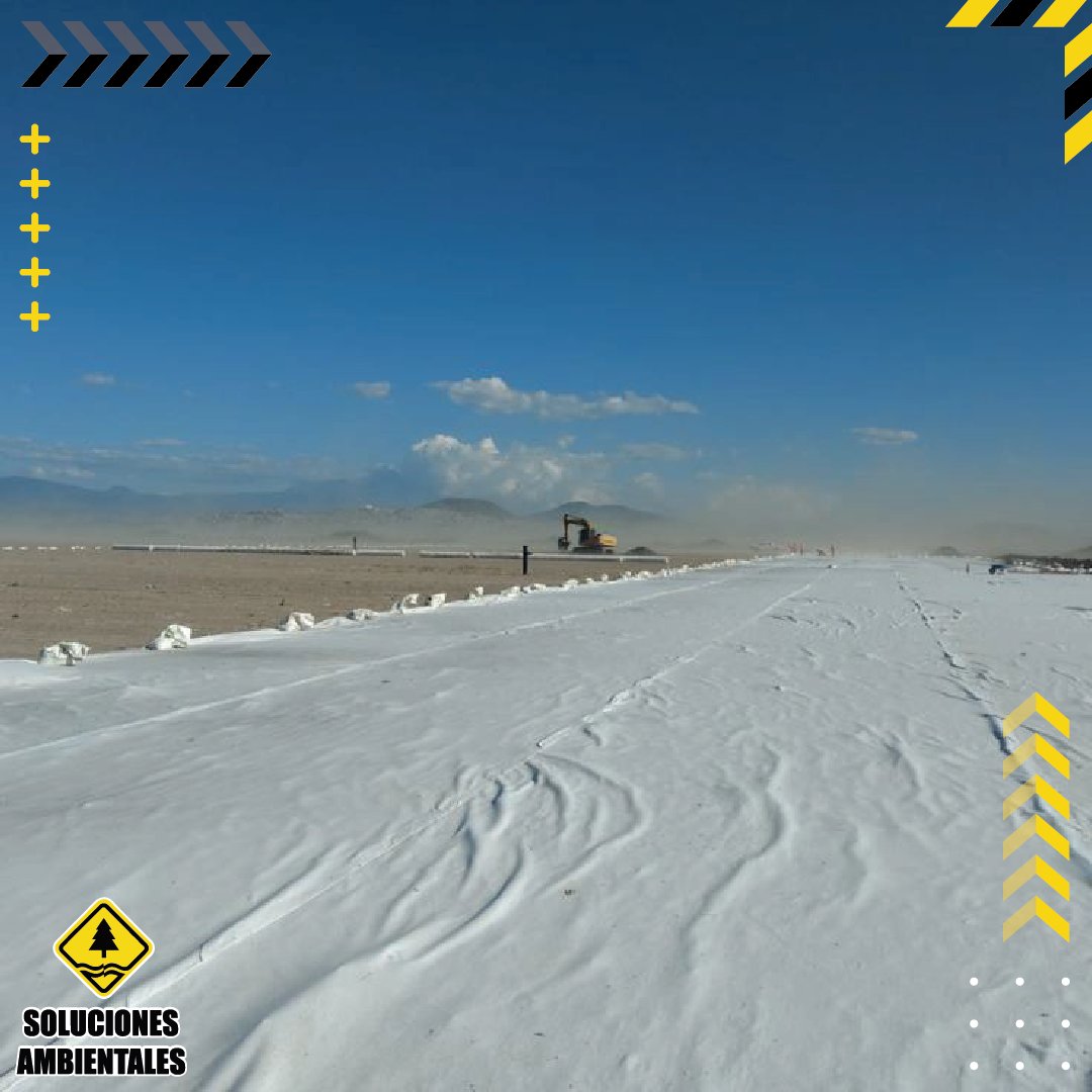 SAISoluciones_'s tweet photo. ¡¡ Iniciando un proyecto más ❗❗
Instalación de #geomembrana y #geotextil en el bordo de Xochiaca. 🙌👷. Más de 20 años nos respaldan. 💯✔ https://t.co/L7nPsoCI47