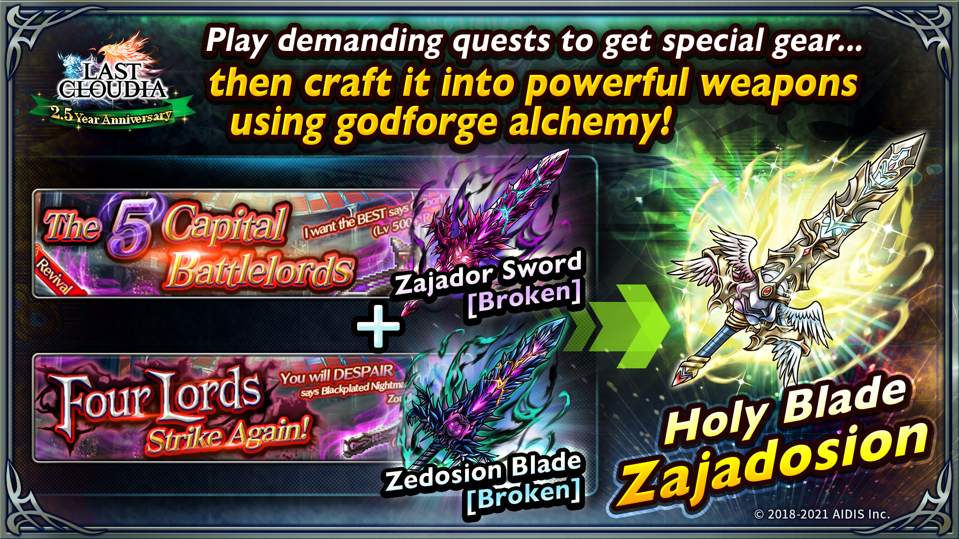 LAST CLOUDIA on Twitter "New alchemy gear is now craftable