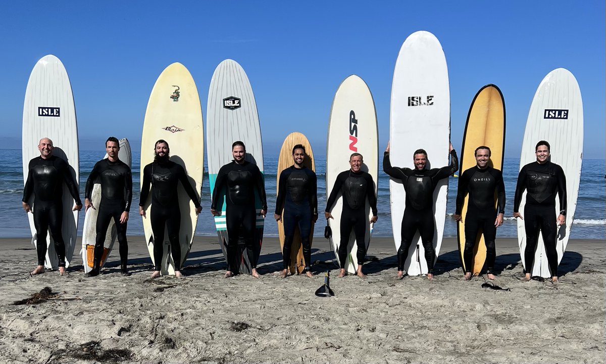LaunchFactorySD's tweet photo. Surf's up at Launch Factory! Big thanks to Mark Schmid (Schmiddy) for hosting an awesome surfing and paddleboarding workshop for the team. Maybe we should add surfing to the list of incubation perks at Launch Factory!
#surfing #founders #launchfactory https://t.co/cZVs6c5EFM