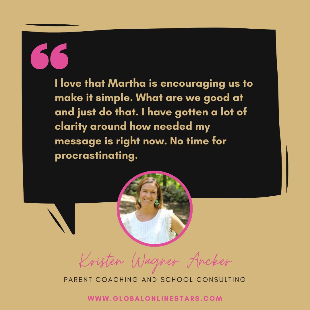 If you need help with sharing your magic and growing your online business why not get in touch with us. marthafrasertraining.com