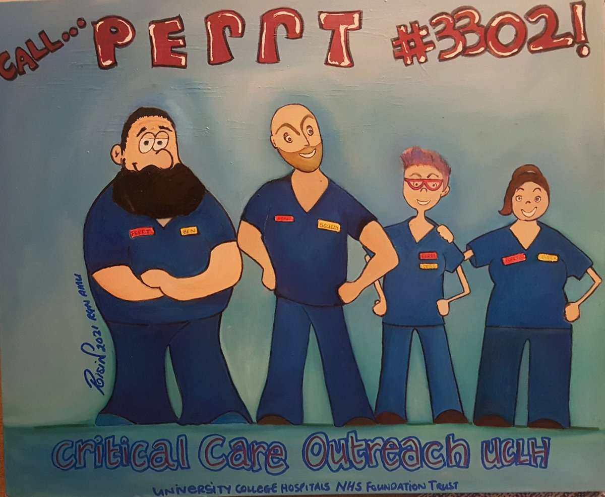 CracknellRoisin's tweet image. Just finished this painting of @uclh #PERRT @Skully48109675 @debsandtricky @vsweeney431 @EveKirwan @lisasadler4 #nhs