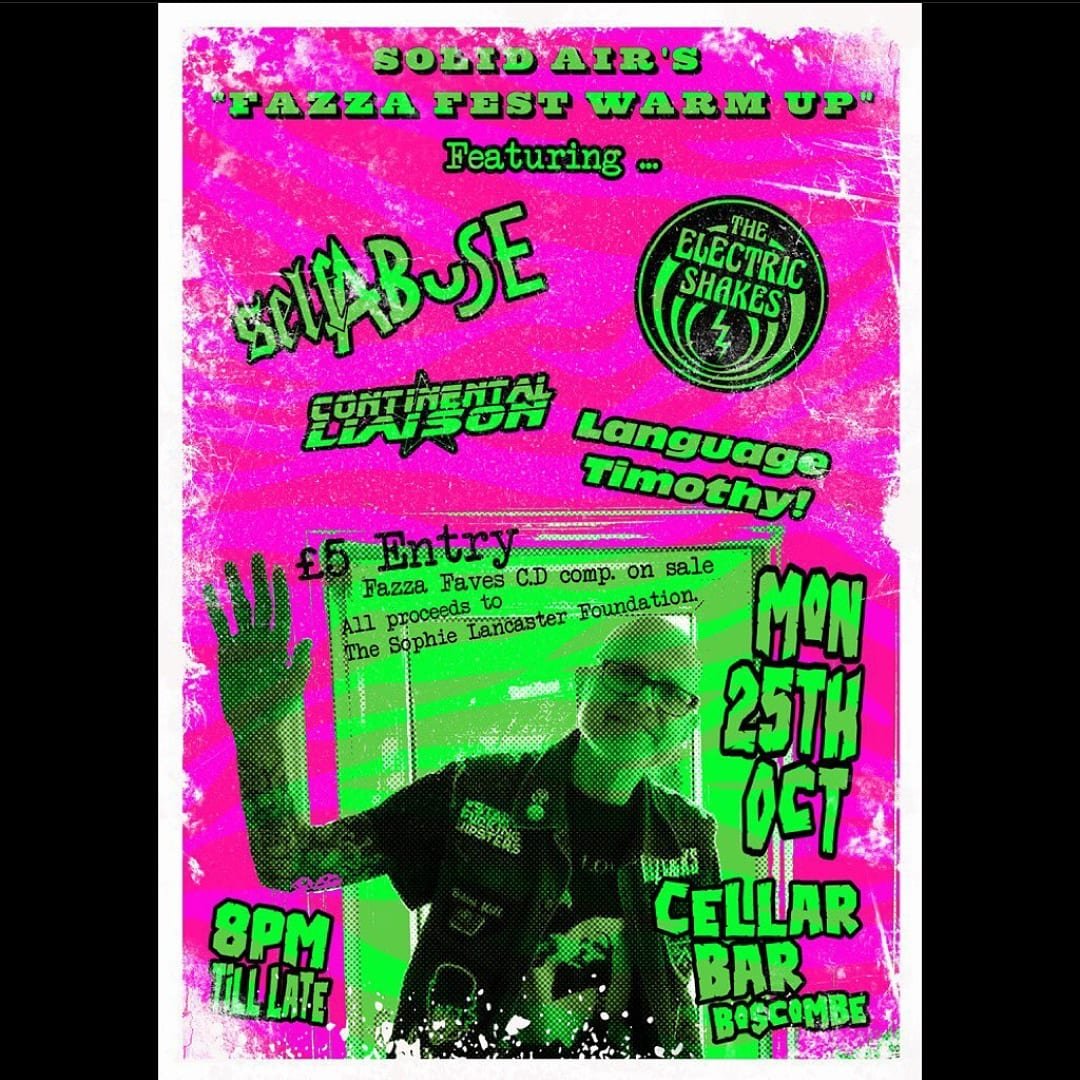 LanguageTimothy's tweet image. The lovely Faren died of cancer in May. He was an avid supporter of live music and our number one fan🤟

We are opening this event this coming Monday, 25th Oct to raise funds for Faren's chosen charity The Sophie Lancaster Foundation 🧡🧡
@chaplinscellar 
#livemusic #bournemouth