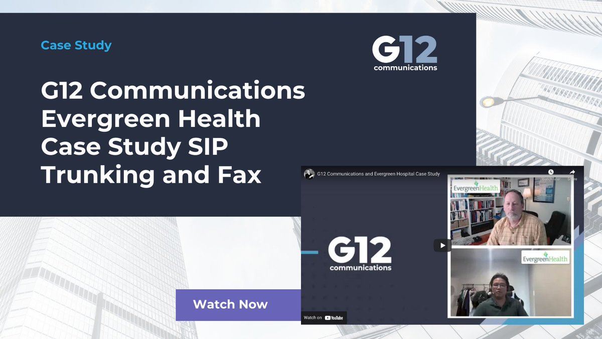 G12COM_COM's tweet photo. This major healthcare provider improved communications, reduced overhead, and streamlined deployments - all with a single partnership. 

Watch Now >>> https://t.co/kGuDVfgNP7

#Healthcare #Cisco #UnifiedCommunications #SIPTrunking https://t.co/9PILdq6XPE