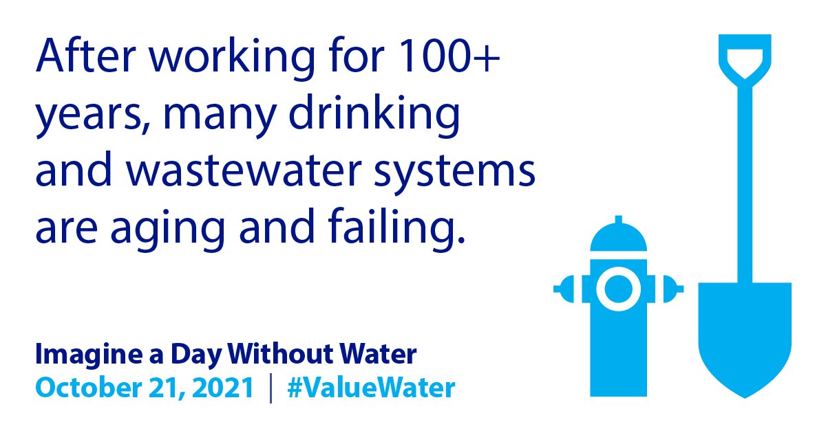 Imagine a day without water. As you move through the rest of your day, take a moment to think about how different life would be if water didn't flow from your fixtures and you had to dispose of all your own waste.