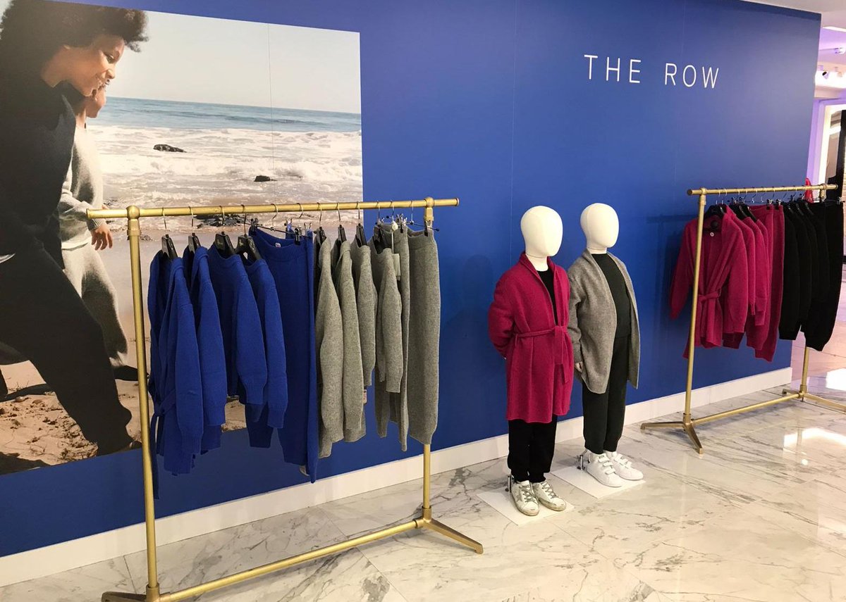 Harrods's tweet photo. NEW TO HARRODS | The Row’s kids’ collection has just landed on the Fourth Floor. Go along for cashmere crewnecks, cardigans and joggers for girls and boys aged two to ten years old. #MiniHarrods https://t.co/TQAFpSzIsY