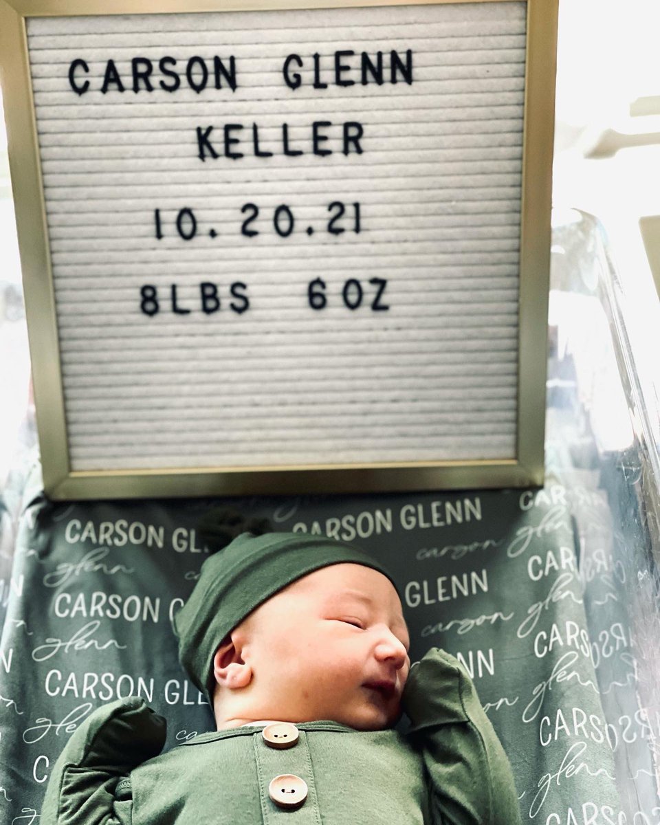 Coach_Keller61's tweet photo. Psalm 127:3
“Children are a gift from the Lord;
they are a reward from him.” 
Thankful God allowed us to expand our team yesterday, you are so loved Carson! https://t.co/8Rll3XzBM0