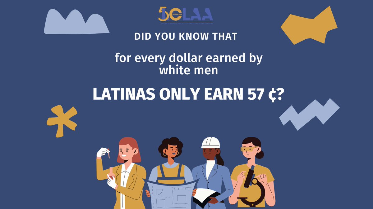 Everyone deserves economic justice, regardless of race or place. Today we join <a href="/LCLAA/">LCLAA</a> in recognizing #LatinaEqualPay Day—the day when the average pay of Latina women finally catches up to that of white, non-Hispanic men from the previous year. It is past time for true equal pay!
