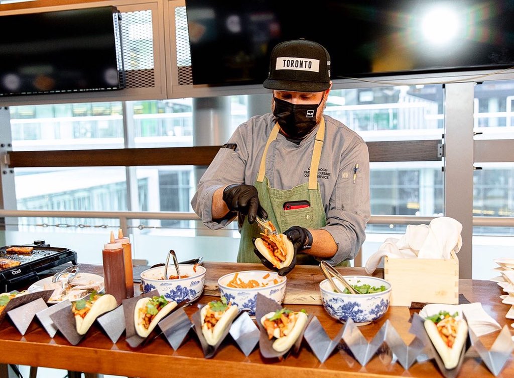 Joining the list of fan-favourite quick service options are Toronto-based restaurants Aloette Restaurant, Colibri, <a href="/Cheese_Boutique/">Cheese BouTweet</a>, <a href="/CherryStBBQ/">Cherry Street Bar-B-Que</a>, Leela’s Roti and Doubles as well as our very own Noodle Bao and Poutinerie stands 🍤 🌮 🧀 🍗 🇹🇹 🍜 🍟⁣⁣
⁣
2/3