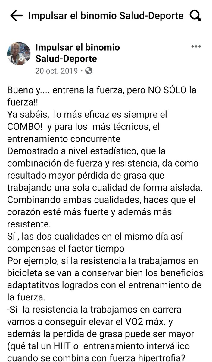 RaquelBlascoR's tweet photo. #MiniHilo
#EntrenaLaFuerza, pero NO SÓLO la fuerza!!
Ya sabéis, lo más eficaz es siempre el #COMBO! y para los más técnicos, el entrenamiento #concurrente
Demostrado a nivel estadístico, que la combinación de #fuerza y #resistencia, da como resultado mayor pérdida de grasa https://t.co/nCl1sM8N0a