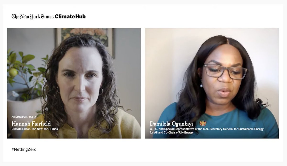 DamilolaSDG7's tweet photo. We don’t need more pledges. We need raised ambition for action to achieve #SDG7 by 2030 and #netzero by 2050.

Watch my interview on @nytimes Climate Hub's #NettingZero 'Collaborative Climate Action for Exponential Change' with @hfairfield.
  
https://t.co/r4WgGObJnI #COP26 https://t.co/CrW8YDx6ME