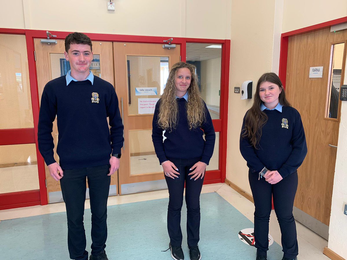 Stjosephscommc1's tweet photo. We are so proud of our 2nd year students who qualified for the Bt young scientist competition. Huge congrats to Liam, Hana and Ava. Also to Aine, Matylda and Ella. Special thanks to their amazing Science teacher Miss Egan for all her work and encouragement #btys #lcetb https://t.co/oMAqGypR2f