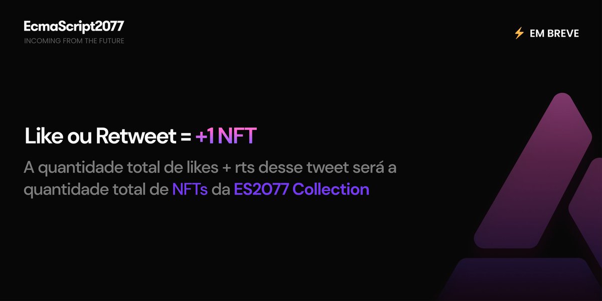 fakenickels's tweet image. Finalmente consegui convencer o @vmaarcosp o transformar o es77.dev numa pirâmide NFT tb!!!
Em comemoração pro lançamento vamos distribuir pros alunos um medalhão NFT da ES2077 Collection. Mas só iremos liberar a equivalente do total de likes + RT desse tuíte!
👀