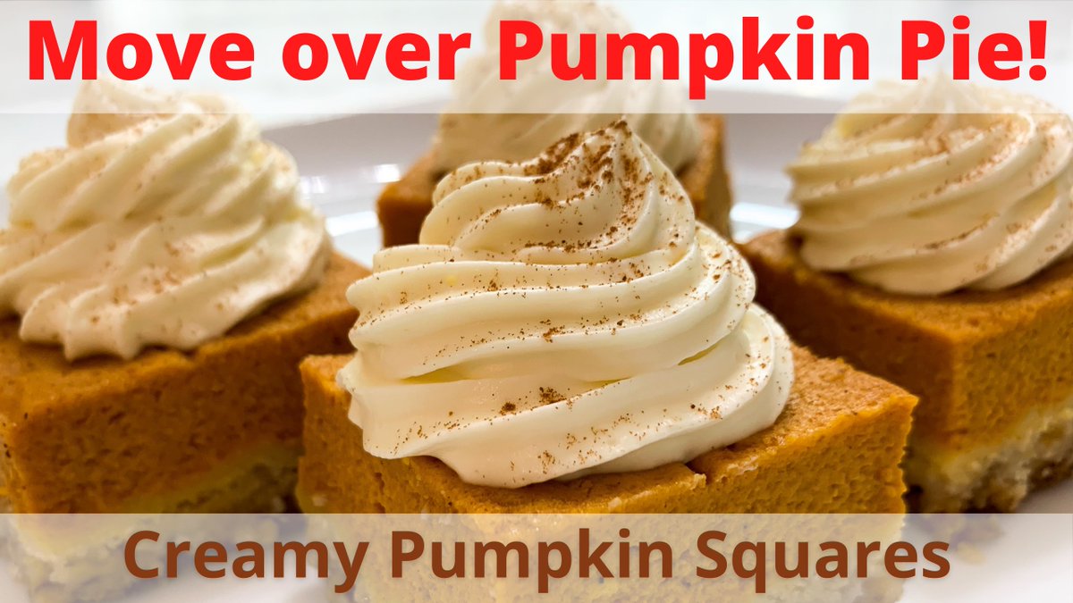 cwunrow's tweet photo. WATCH: https://t.co/Cf4cTLBwDJ
Creamy Pumpkin Squares

#thymesaverkitchen #food  #foodie #instafood  #foodstagram #yummy  #foodlover #delicious #homemade #foodies #tasty #whatsfordessert #pumpkin #pumpkindessert #dessert #desserts #dessertlover #dessertlovers #pumpkinpie https://t.co/sS11rfnpOc