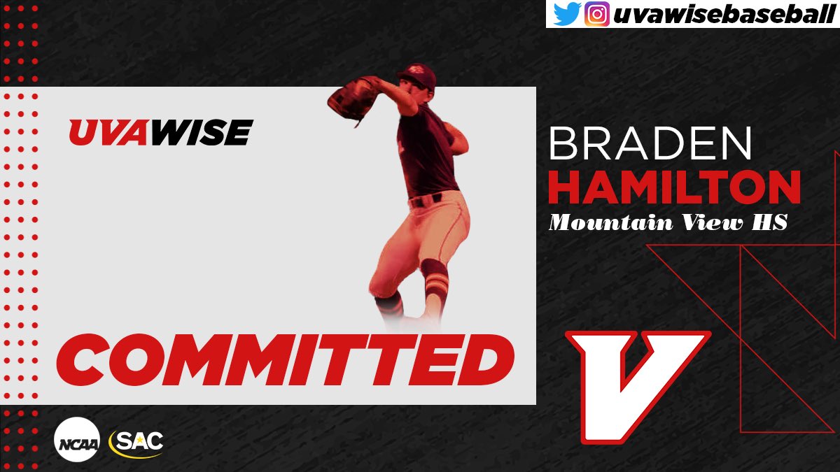 BradenHamilto10's tweet photo. I am excited to say I will be continuing my athletic and academic career at UVA Wise. I want to thank my friends, family, teammates and coaches who have helped me along the way. I want to thank God and the coaches at UVA Wise for giving me this opportunity. Go Cavaliers! https://t.co/VAPiNOLHkx