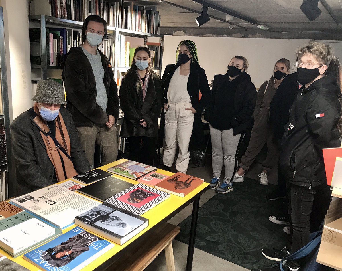 Many thanks to <a href="/bohoe/">Ángel Luis González Fernández</a> and all <a href="/TLP_says/">The Library Project</a> for hosting third year <a href="/BAPhotoDIT/">TU Dublin Photography</a> students today! Excellent to see how the collection has grown and be reminded of what a tremendous #photobook resource it is.