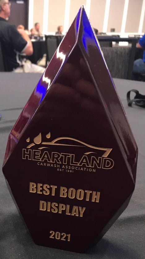 This week we were honored to bring home this momento from the Heartland Carwash Association 2021 Show 🤩
Thank you for another successful show and for your welcoming hospitality! 

We'll see you all in Vegas!!