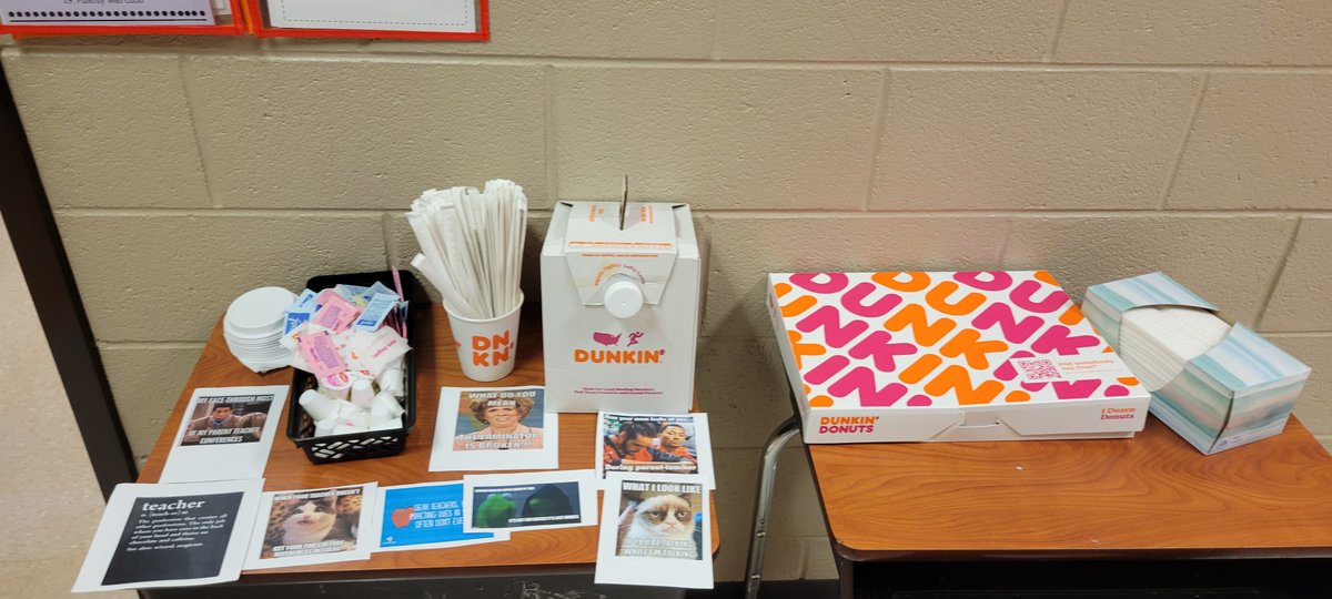 ekmommy's tweet photo. Ms. Barrera brought sunshine to our First Grade team by bringing hot coffee and fresh donuts this morning! First Grade team is awesome to work with. ❤
@MabletonES #UltimateLearningExperience https://t.co/qgPZ8BSVa8