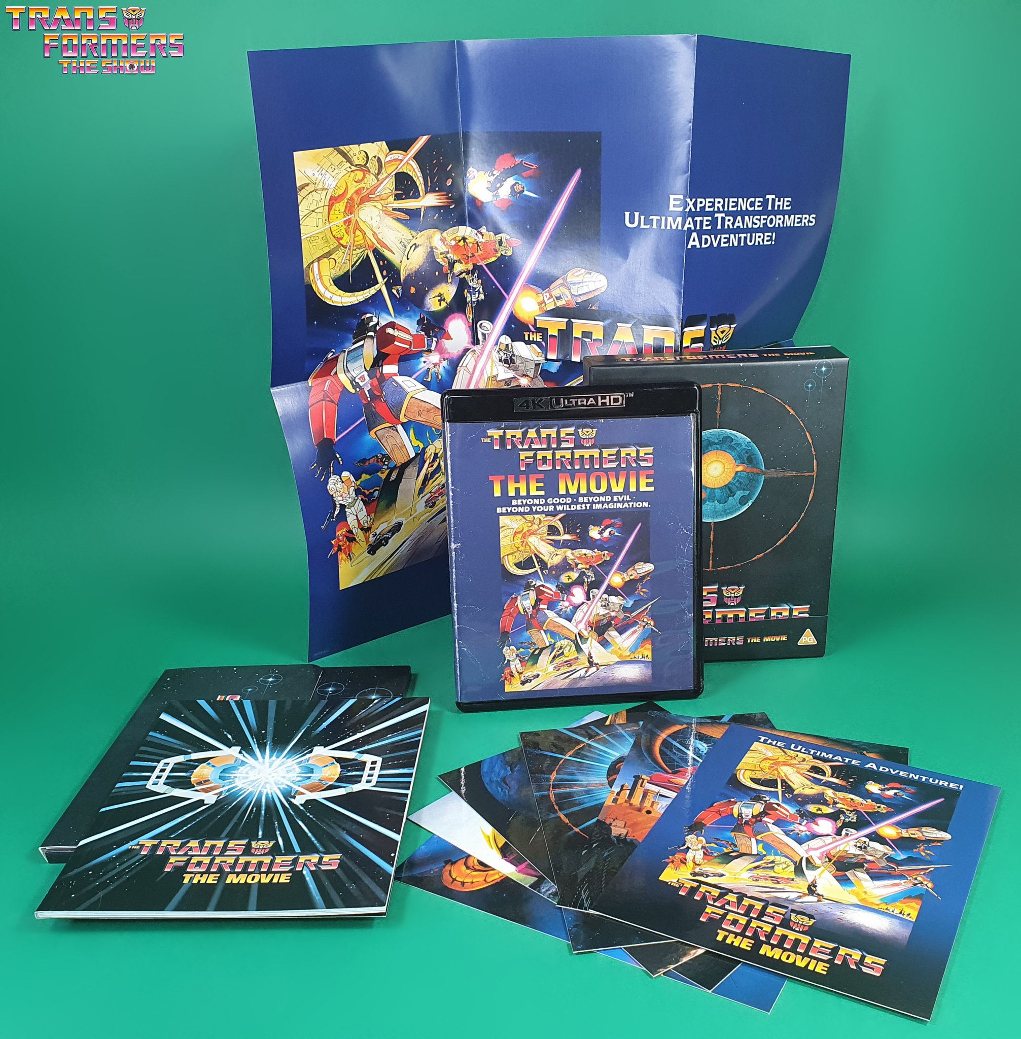 Transformers The Show A Look Inside The Box Anyone Else Flipped The Dvd Cover For The Original Uk Poster Art Fantastic Art Work By Matt Ferguson The Transformers The Movie