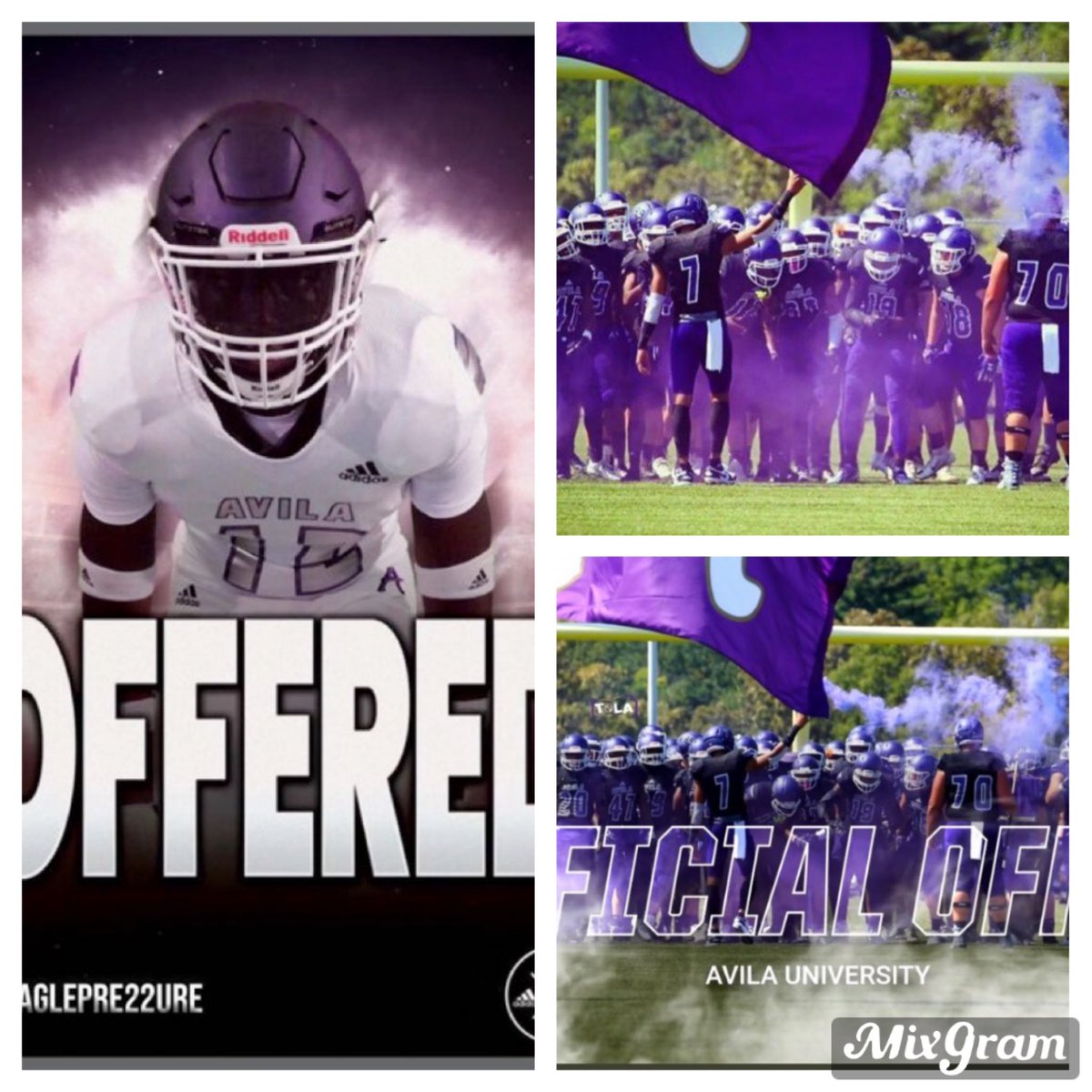 After a great conversation with <a href="/Coachcalexander/">Charles Alexander</a> I’m blessed to announce I have received another offer from Avila University Kansas City!  Go Eagles!⚫️🟣🦅 <a href="/bayfbrecruits/">Bay Area (CA) Recruits</a> <a href="/247Sports/">247Sports</a> <a href="/BrandonHuffman/">Brandon Huffman</a> <a href="/FieldLevel/">FieldLevel</a> <a href="/PrepRedzoneCA/">Prep Redzone California</a> <a href="/westcoastpreps_/">West Coast Preps</a>