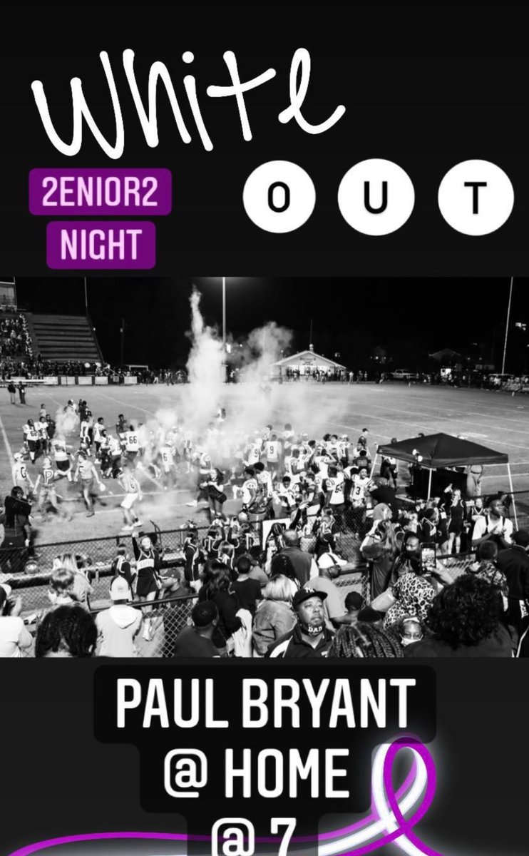 hytfootball's tweet photo. Come “White Out” Gopher Stadium tomorrow night as we celebrate our awesome seniors! #SeniorNight #ItsAWhiteOut ⚪️⚪️ https://t.co/mgAJ3ENMXN