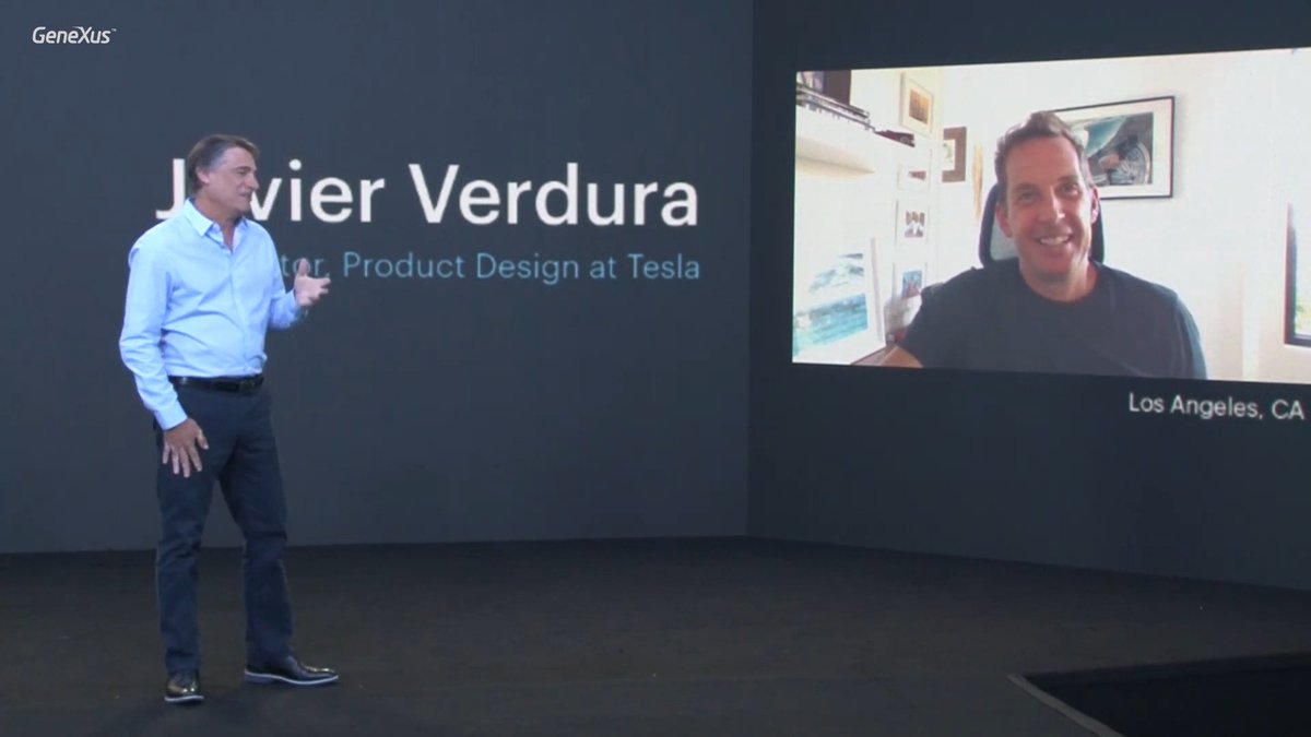 GeneXus's tweet image. 🟣 La 2da pregunta de @njodal a @jVedura de @Tesla: ¿Habrá nuevos modelos de @tesla?  
La respuesta en GeneXus.com/Live :) 
#GeneXusLive #EnterpriseLowCode2021
