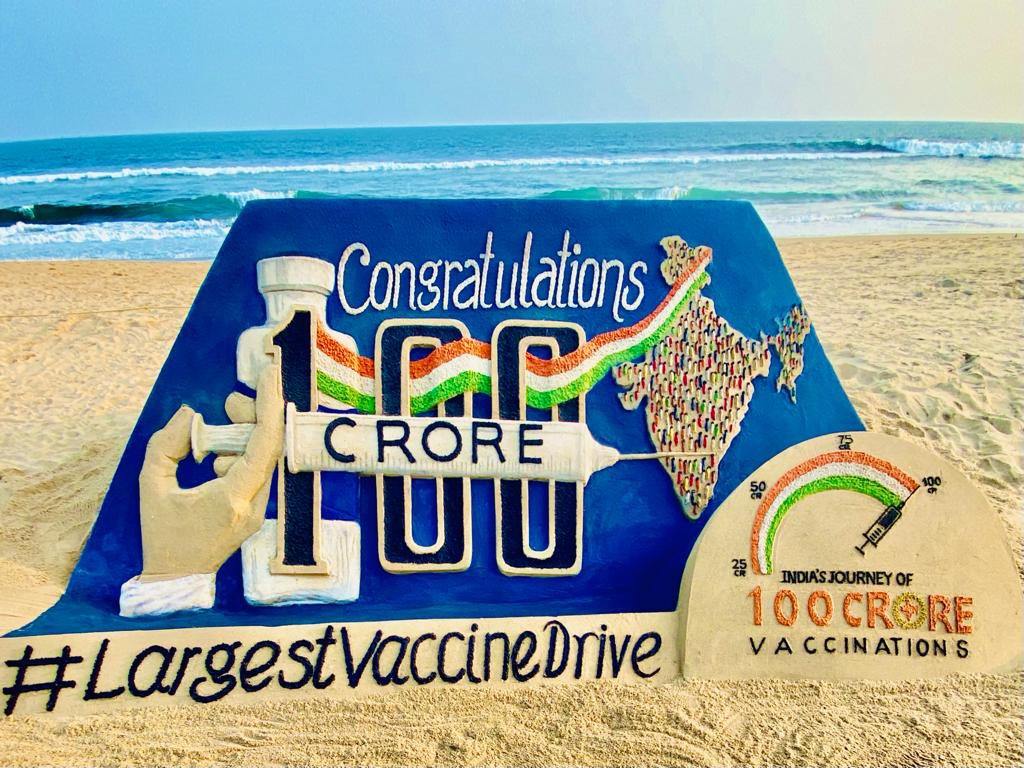 WMARSNGO's tweet photo. #India has achieved the #1 Billion milestone to fully vaccinate the world’s second largest #population. It’s a proud moment for everyone. @AyushmanNHA CEO @rssharma3 and his team have created history in less than a year! 
#LargestVaccineDrive #CoWIN #100CroreVaccination https://t.co/tN5mj8DCQT