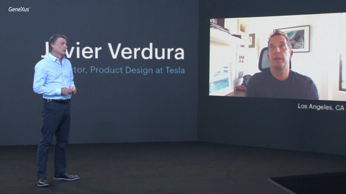 GeneXus's tweet image. 🟣 La 4ta pregunta de @njodal a @JVerdura de @tesla: ¿Qué consejo le darías a alguien que recién comienza con el diseño? 
La respuesta en GeneXus.com/Live :) 
#GeneXusLive #EnterpriseLowCode2021