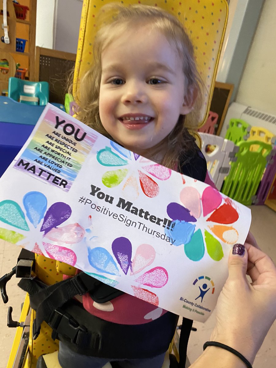 MsMichellePDLP's tweet photo. Another fun Positive Sign Thursday here in the PDLP!  #youmatter #seetheable #positivesignthursday @pdlpmansfield @BiCollaborative https://t.co/cfix72p774