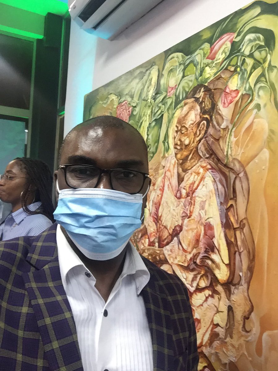 Achille_Assako's tweet photo. Des bulles pour admirer de beaux tableaux de peintres camerounais
#Ruinart
#Festivart
#Douala https://t.co/v9QhvNUGw6