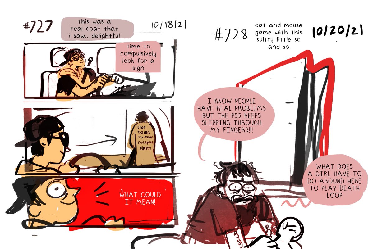 DAILIES!!! my daily little comics......which i make.... almost daily >:) the weeks are getting better!