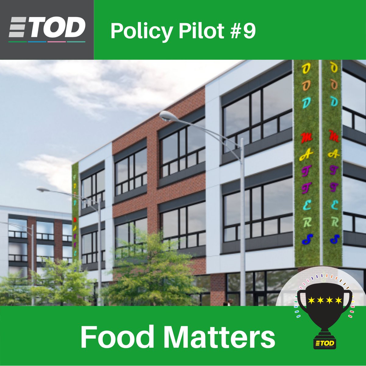 Food Matters' mixed-use community space in #Bronzeville will be near the 43rd Street Green Line train station. This pilot will address #FoodEquity and support economic activity by serving as a hub for #UrbanAgriculture, #nutrition education, and food-business mentorship. #ETOD