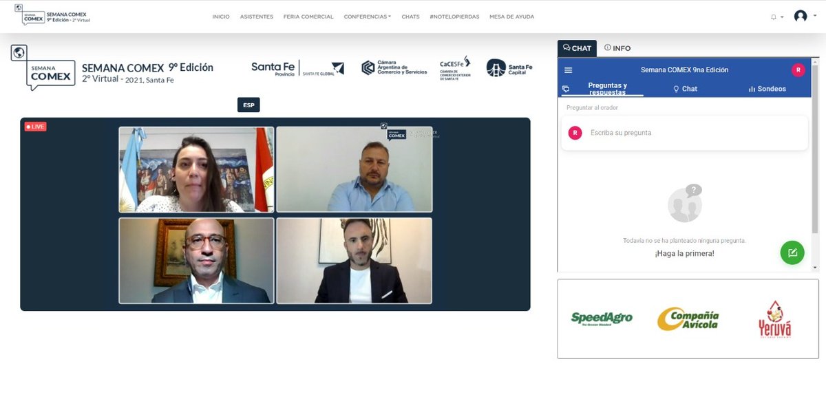 APYMESantaFe's tweet photo. SEMANA COMEX
Se llevó adelante un espacio de encuentro en la @semanacomexsf de plataformas digitales #VINGLET y #COLABORING que potencian a las #pymessantafesinas.
El acento está puesto en el desarrollo y crecimiento de las empresas a través de las plataformas colaborativas. https://t.co/VJB6qFlu8z