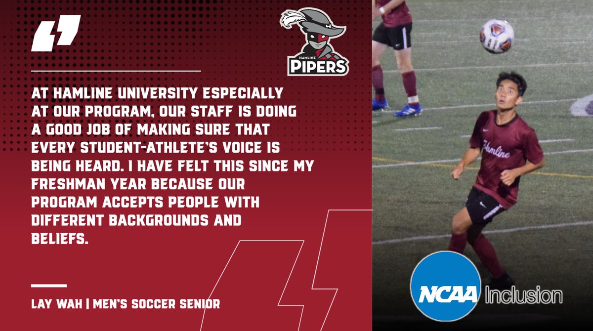 Hamline Athletics tweet media