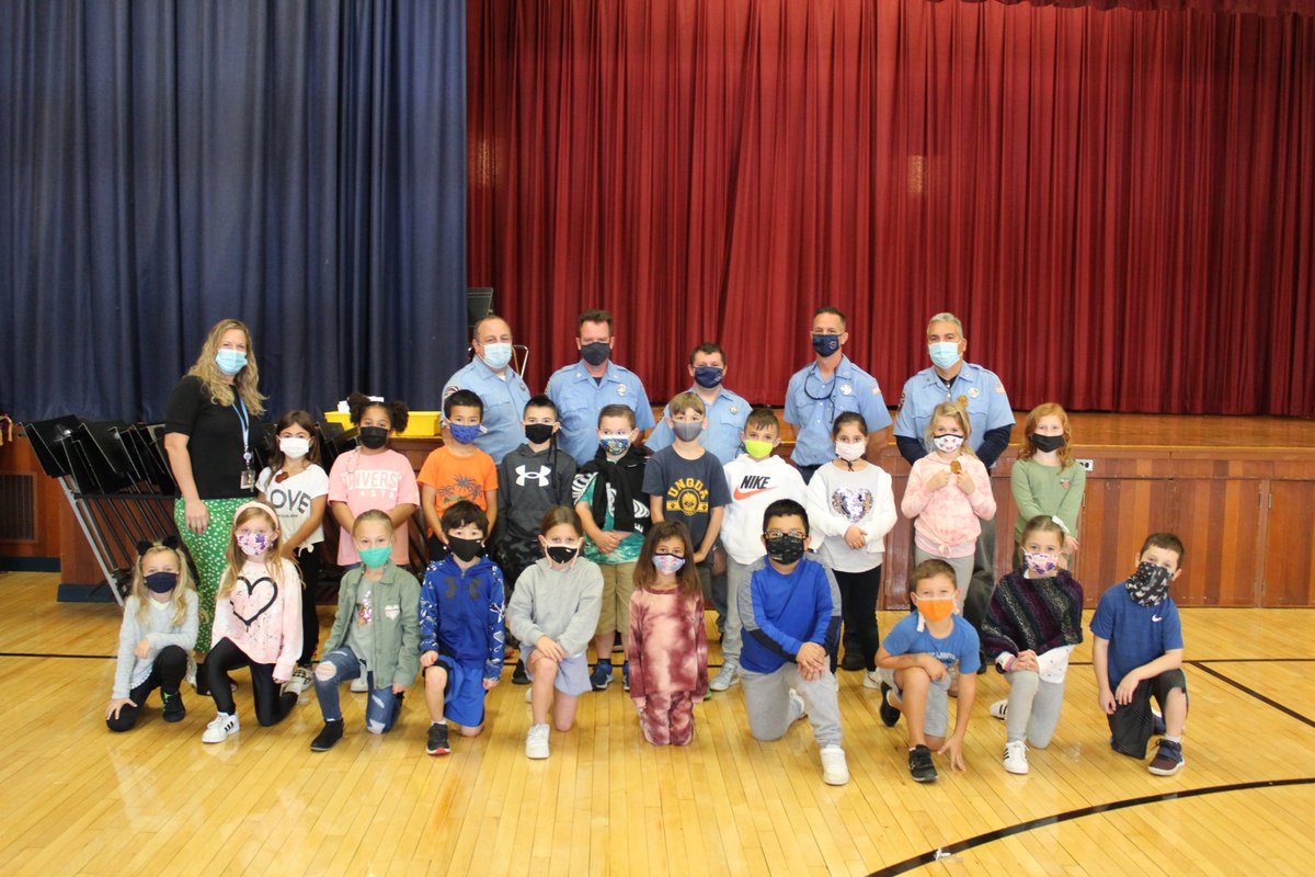 Fire Prevention Week at Unqua! Thank you to the MFD for a great assembly!