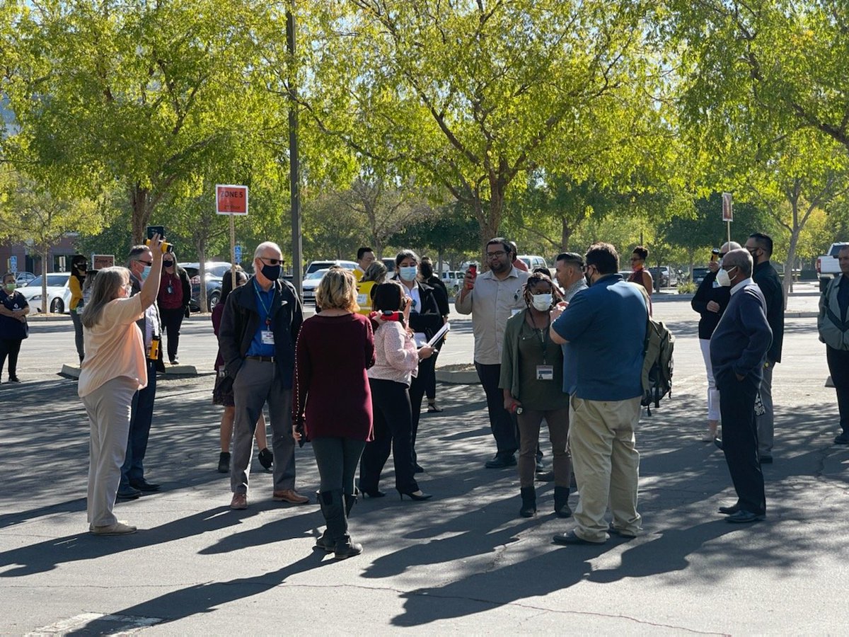 sbcdbh's tweet photo. DBH values our staff and their safety. Thank you for participating in today's #shakeout earthquake drill and being prepared for emergencies at work and at home.
#DropCoverHoldOn #ShakeOut #SBCShakeOut #SBSafe #Vision4Safety https://t.co/0hoBff2RlG