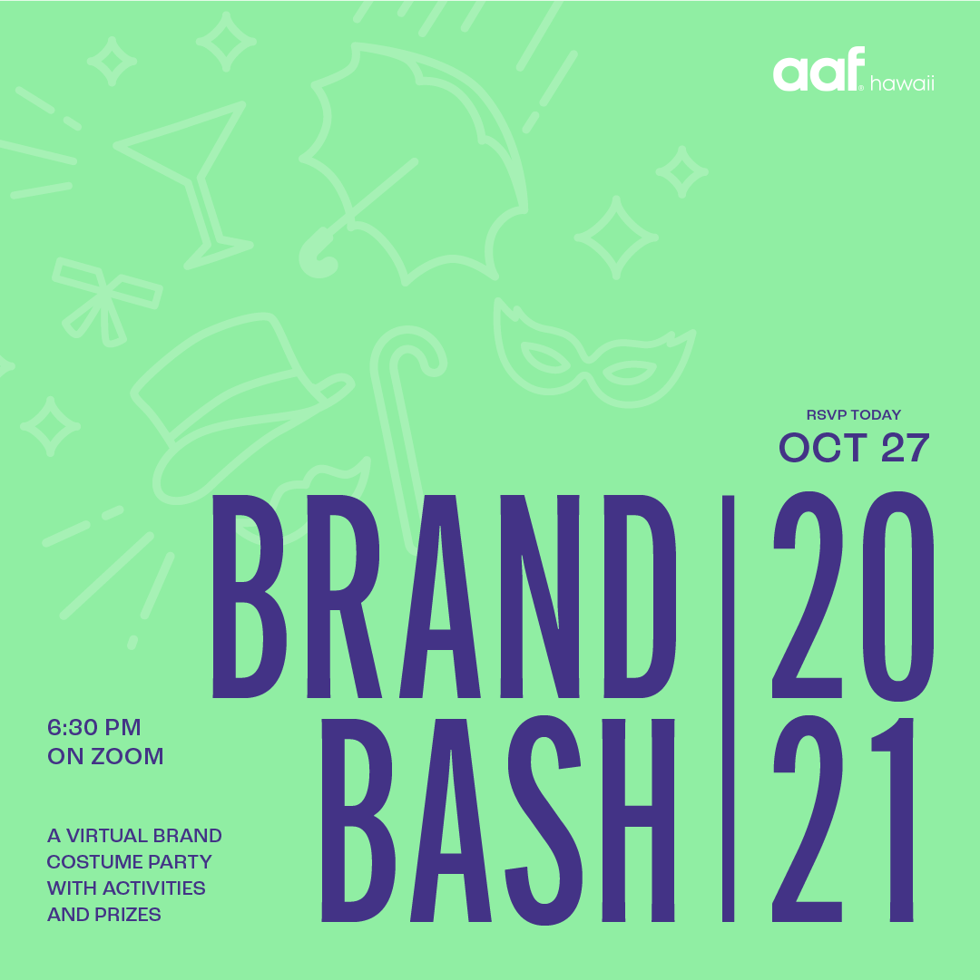 AAFHawaii's tweet photo. We're bringing Brand Bash back to you with a slew of good prizes, good people, and good conversations.⁠
⁠
RSVP HERE: https://t.co/Ie5fzlyTxZ
⁠ https://t.co/O2lxT1iAjq