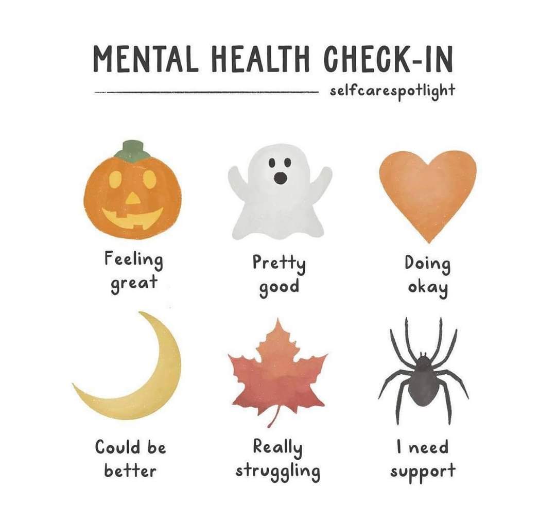 How are you doing today?
#mentalhealth #mentalhealthcheckin
Credit @selfcarespotlight on Instagram