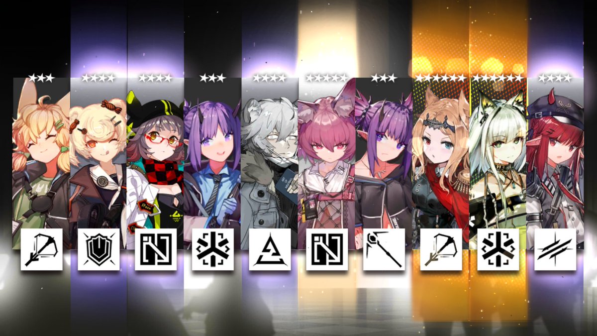 Fesax98's tweet photo. 16 pulls??? Okay, also didn't have shamare/archetto
#Arknights 
Also mountain skin is hot https://t.co/qE2WgIRR8J