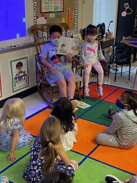 We were so excited to cash in PBIS reward points and earn reading to another class. Thank you Mrs. Adams and our PreK friends for being great listeners!! <a href="/DolvinES/">Dolvin ES</a> #DolvIncredible
