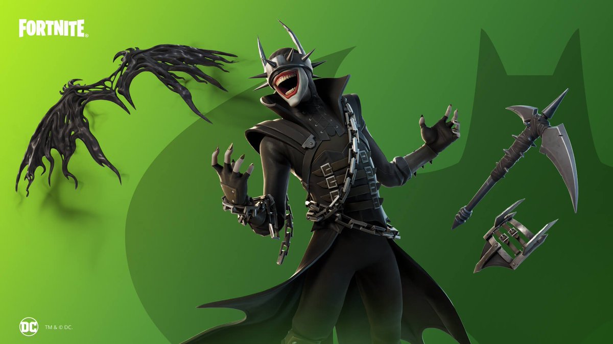Silverxsx's tweet image. I'll give the Batman Who Laughs, a 5.000 VBucks Card, the Minty Legends Bundle &amp;amp; Graveyard Drift Pack to 4 People who:

• Follow Myself (@Silverxsx)
• Retweet this Tweet

This Giveaway ends in 48 Hours, Good Luck! (Turn my Notis on if you want).