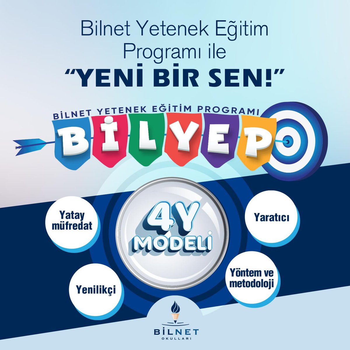 Bilnet Yetenek Eğitim Programı ile "Yeni Bir Sen!"

#bilnetokulları #bilnetschools #bilnetyetenekeğitimprogramı #4ymodeli #yaratıcı #yataymüfredat #yenilikçi #bilyep #yöntemvemetodoloji