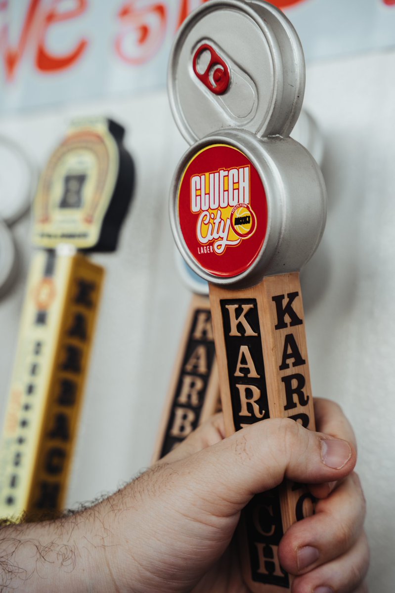 karbachbrewing's tweet photo. Clutch City Lager 🚀 available this Friday on draft at Toyota Center &amp; coming soon to a bar near you! 🍻🤘🏻 @HoustonRockets 

#ClutchCity #KarbachBrewing https://t.co/914Vi332VS