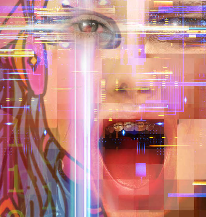 ronolino's tweet photo. @NFTupdate My submission for the Surrogates Art Competition. New approach, new look. Can't wait. @SurrogatesNFT #SurroArt https://t.co/SdyGq7F69o