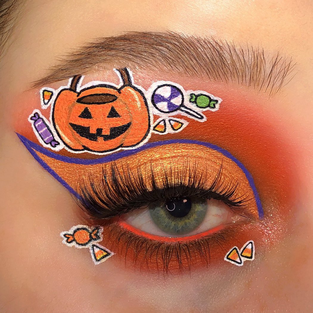 Makeupbyrabe2's tweet photo. Trick or treat?🎃🍬🍭 https://t.co/cWe9TDxkaB