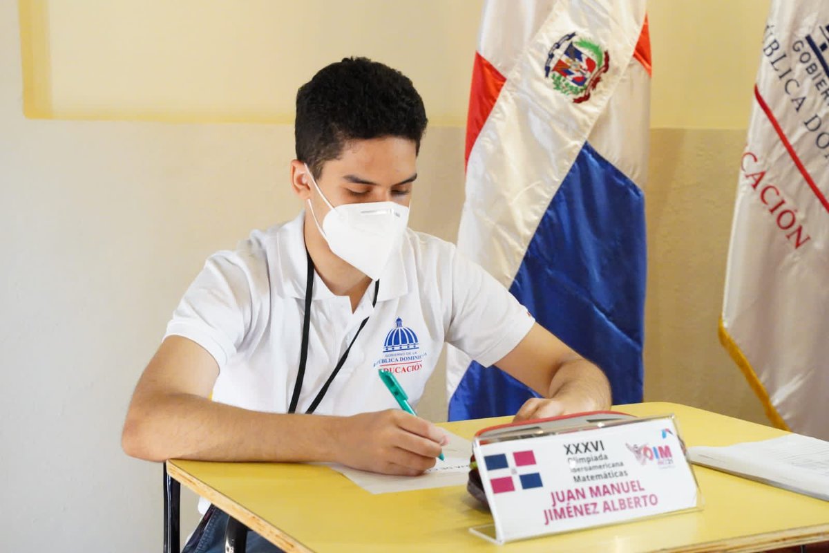 NOTREDAMEDR's tweet photo. ¡Adelante Juan Manuel Jiménez Alberto, representando República Dominicana en las Olimpíadas Iberoamericanas de Matemática 2021 en Costa Rica!
@DiarioLibre @ListinDiario @ElDia_do @EducacionRDo @ElCaribeRD https://t.co/sKmA8U9bo9